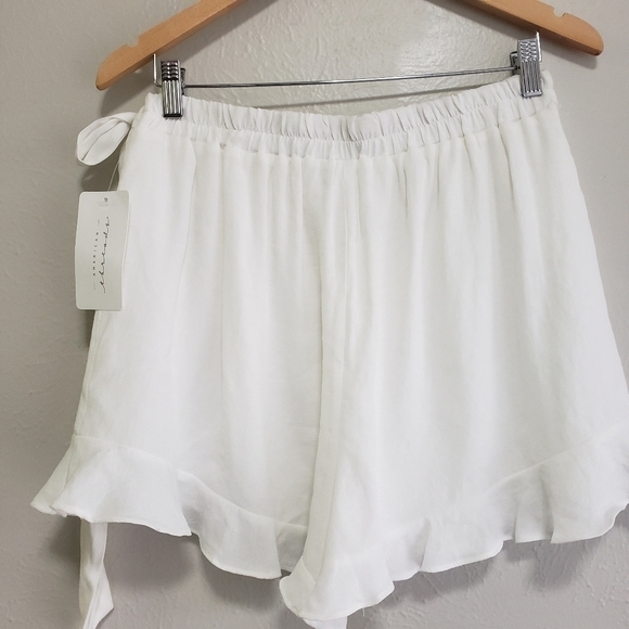American Threads White Ruffle Skort - Picture 3 of 7